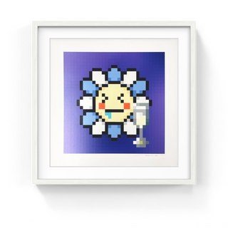 Murakami Flower #3167 Drunk with Champagne, 2023-Takashi Murakami-Pinto Gallery