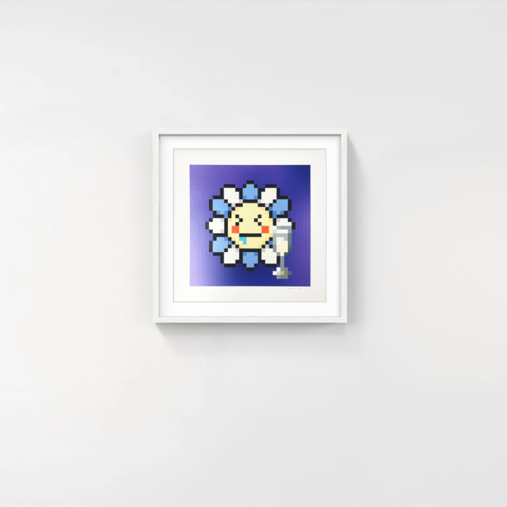 村上隆 版画 #3167 Drunk with Champagne Takashi Murakami | Murakami Flower #3167 Drunk with Champagne