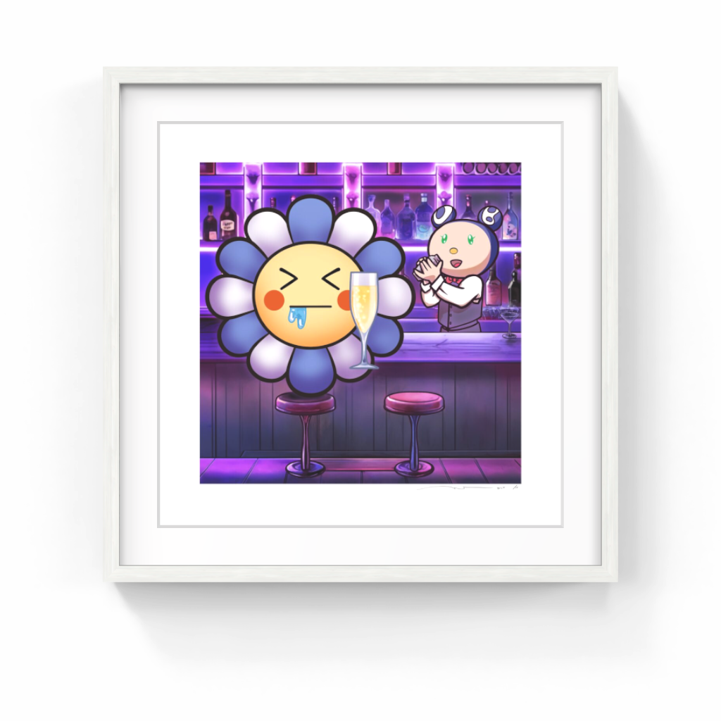Takashi Murakami | Murakami Flower #3167 Drunk with Champagne