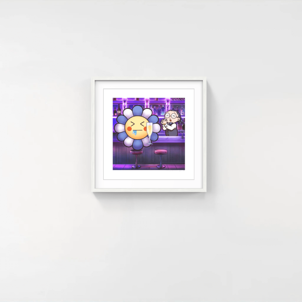Takashi Murakami | Murakami Flower #3167 Drunk with Champagne