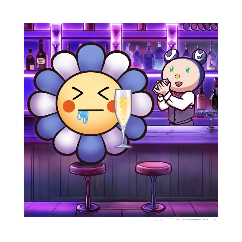 Takashi Murakami × Eguchi Hisashiハートハンド × フラワーカモ グリーン Takashi Murakami × Eguchi Hisashiハートハンド × フラワーカモ グリーン