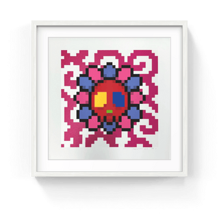 Murakami Flower #3426 skull face, 2023-Takashi Murakami-Pinto Gallery