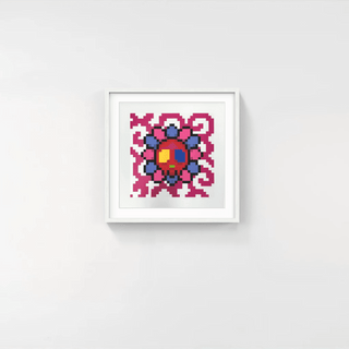 Murakami Flower #3426 skull face, 2023-Takashi Murakami-Pinto Gallery