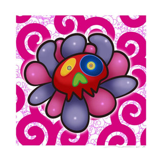 Murakami Flower #3426 skull face, 2024-Takashi Murakami-Pinto Gallery