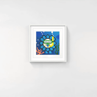 Murakami Flower #4898 Diving, 2023-Takashi Murakami-Pinto Gallery