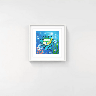 Murakami Flower #4898 Diving, 2024-Takashi Murakami-Pinto Gallery