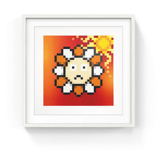 Murakami Flower #5458 Sun, 2023-Takashi Murakami-Pinto Gallery