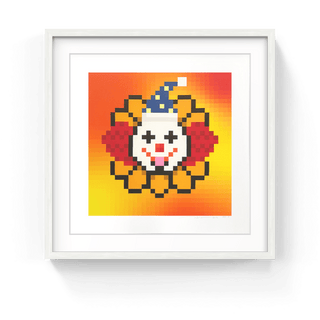 Murakami Flower #5538 Clown, 2023-Takashi Murakami-Pinto Gallery
