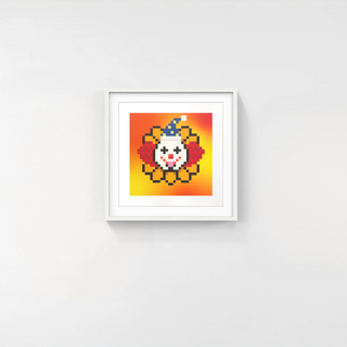 Murakami Flower #5538 Clown, 2023-Takashi Murakami-Pinto Gallery