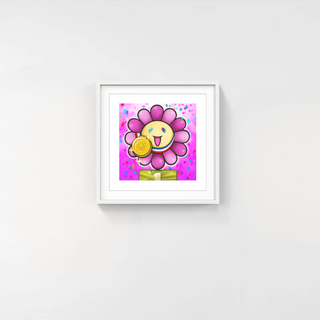 Murakami Flower #7780 gold medal, 2024-Takashi Murakami-Pinto Gallery