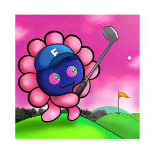 Murakami Flower #7939 Golf, 2024-Takashi Murakami-Pinto Gallery