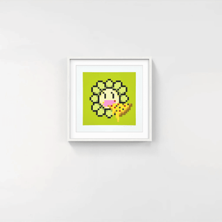 Murakami Flower #9489 Pizza, 2023-Takashi Murakami-Pinto Gallery