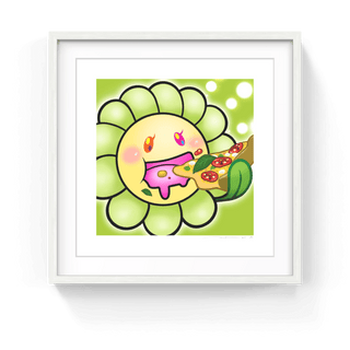 Murakami Flower #9489 Pizza, 2024-Takashi Murakami-Pinto Gallery