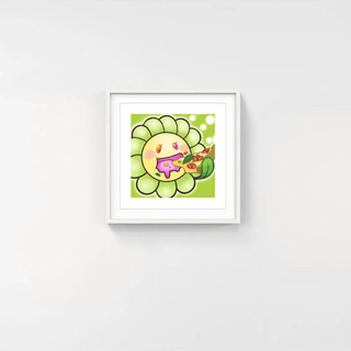 Murakami Flower #9489 Pizza, 2024-Takashi Murakami-Pinto Gallery