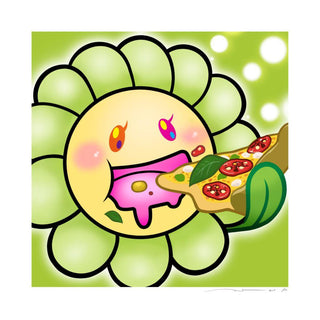 Murakami Flower #9489 Pizza, 2024-Takashi Murakami-Pinto Gallery