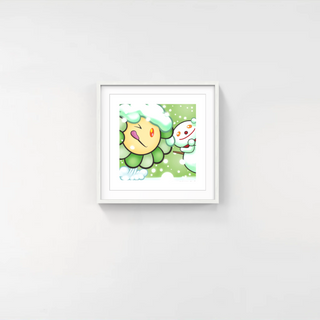 Murakami Flower #9521 snow, 2024-Takashi Murakami-Pinto Gallery