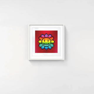 Murakami Flower #9727 Rainbow, 2023-Takashi Murakami-Pinto Gallery