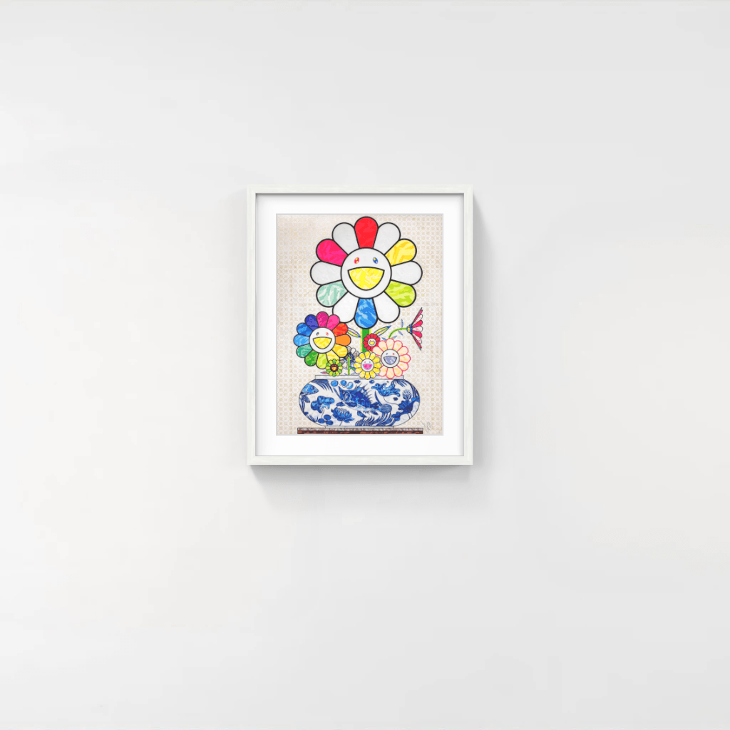 Takashi Murakami | Murakami Flowers in a Qinghua Vase, 2024