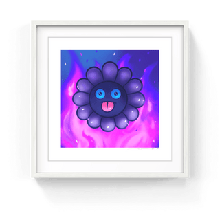 Murakami. Flower #0484 Flame, 2024-Takashi Murakami-Pinto Gallery
