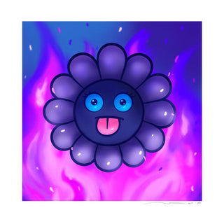Murakami. Flower #0484 Flame, 2024-Takashi Murakami-Pinto Gallery