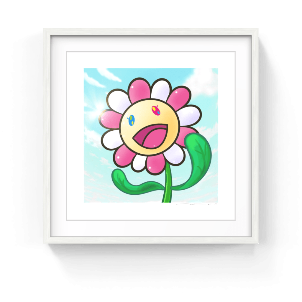 Takashi Murakami | Murakami.Flower #0085 Smiling girl, 2024