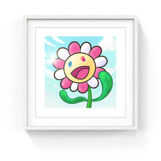 Murakami.Flower #0085 Smiling girl, 2024-Takashi Murakami-Pinto Gallery