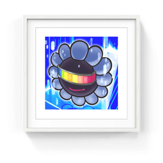 Murakami.Flower #0374 Rainbow Glass, 2024-Takashi Murakami-Pinto Gallery
