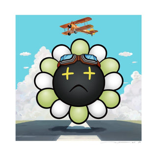 Murakami.Flower #10342 Pilot Goggles, 2024-Takashi Murakami-Pinto Gallery
