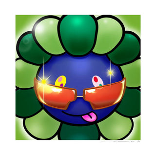 Murakami.Flower #10397 Brown Sunglasses, 2024-Takashi Murakami-Pinto Gallery