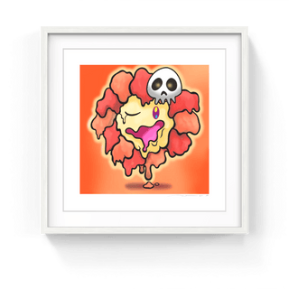 Murakami.Flower #10846 Melting Flower, 2024-Takashi Murakami-Pinto Gallery