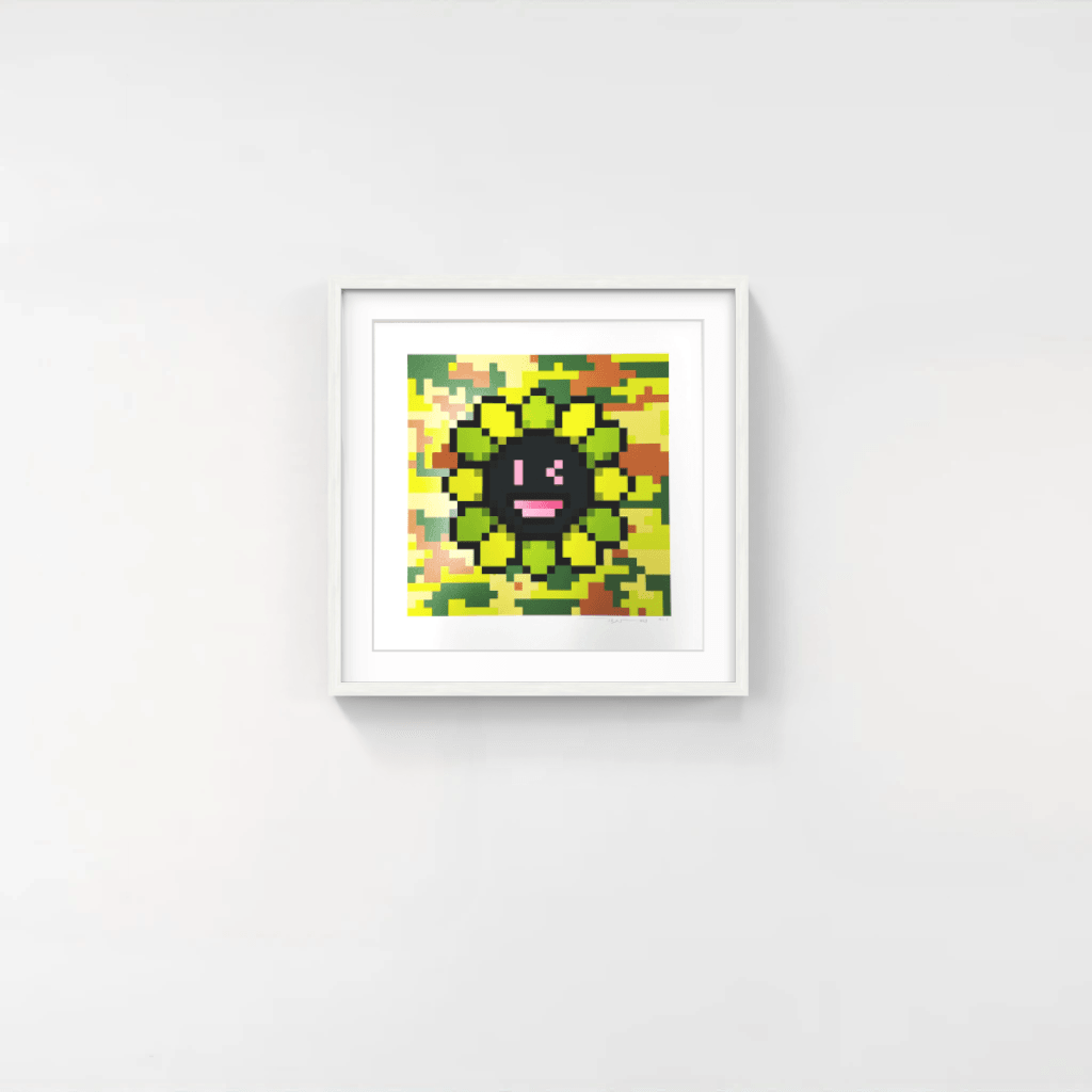 村上隆| Murakami.Flower #11245 丛林迷彩，2023 – Pinto Gallery