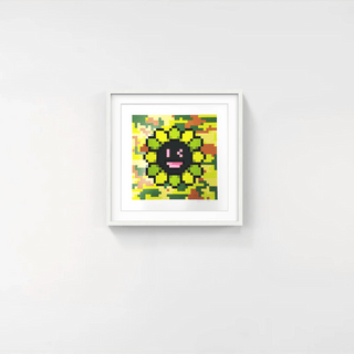 Murakami.Flower #11245 Jungle camouflage, 2023-Takashi Murakami-Pinto Gallery