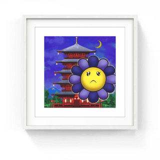 Murakami.Flower #1390 Five-storied pagoda, 2024-Takashi Murakami-Pinto Gallery