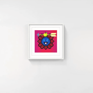 Murakami.Flower #1744 William Tell, 2023-Takashi Murakami-Pinto Gallery