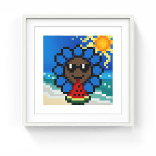 Murakami.Flower #2102 Summer Vacation, 2023-Takashi Murakami-Pinto Gallery