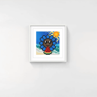 Murakami.Flower #2102 Summer Vacation, 2023-Takashi Murakami-Pinto Gallery