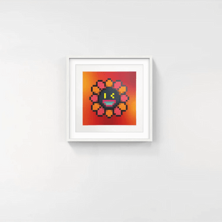 Murakami.Flower #2821 smile and wink, 2023-Takashi Murakami-Pinto Gallery