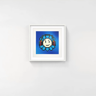 Murakami.Flower #3111 Listening to music with headphones, 2023-Takashi Murakami-Pinto Gallery