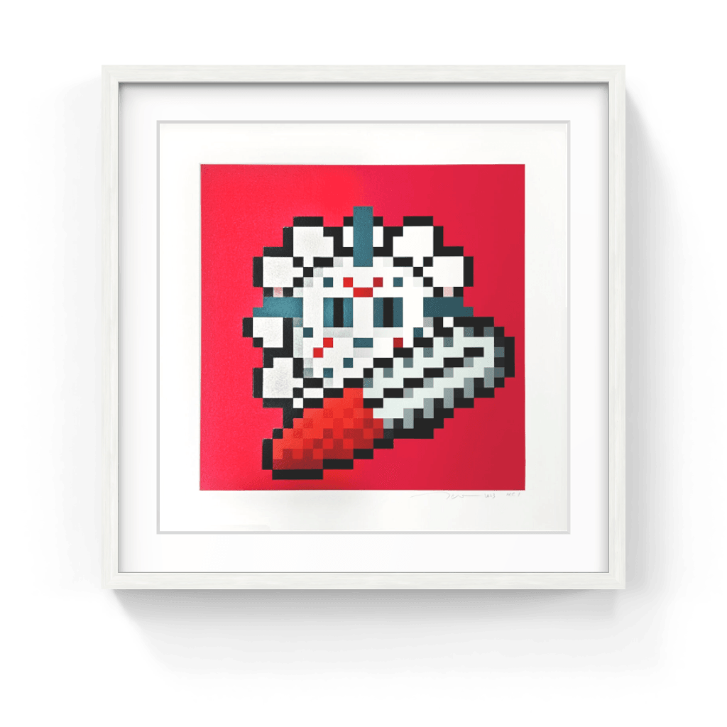 Takashi Murakami | Murakami.Flower #3522 SAITAMA Chainsaw, 2023