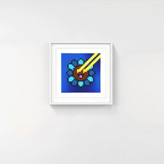 Murakami.Flower #3892 Beam from eyes, 2023-Takashi Murakami-Pinto Gallery