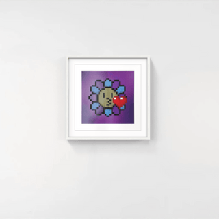 Murakami.Flower #4212 Love & Kiss, 2023-Takashi Murakami-Pinto Gallery