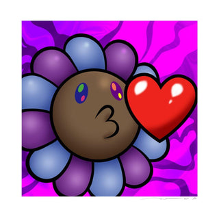 Murakami.Flower #4212 Love & Kiss, 2024-Takashi Murakami-Pinto Gallery