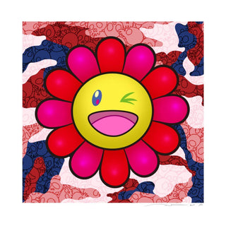 Murakami.Flower #4441 Warhol camouflage, 2024-Takashi Murakami-Pinto Gallery