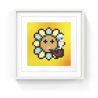 Murakami.Flower #4832 Pipe Smoke, 2023-Takashi Murakami-Pinto Gallery