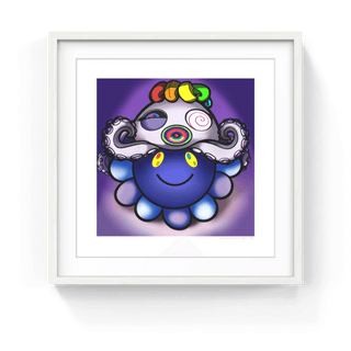 Murakami.Flower #4970 Octopus Cap White, 2024-Takashi Murakami-Pinto Gallery