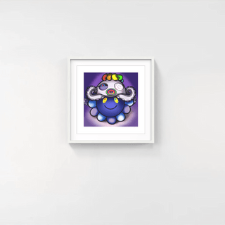 Murakami.Flower #4970 Octopus Cap White, 2024-Takashi Murakami-Pinto Gallery