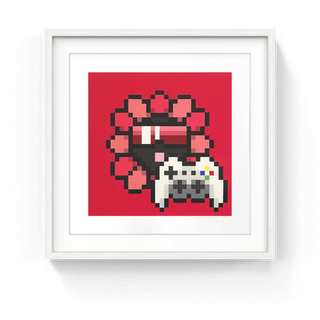 Murakami.Flower #5384 Pro Gamer, 2023-Takashi Murakami-Pinto Gallery