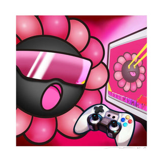 Murakami.Flower #5384 Pro Gamer, 2024-Takashi Murakami-Pinto Gallery