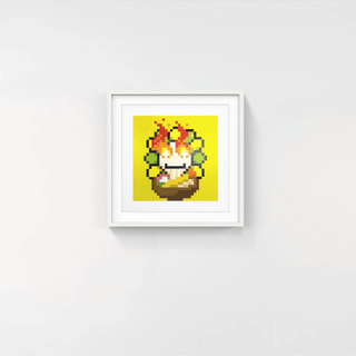 Murakami.Flower #5767 Food Fighter and Udon, 2023-Takashi Murakami-Pinto Gallery