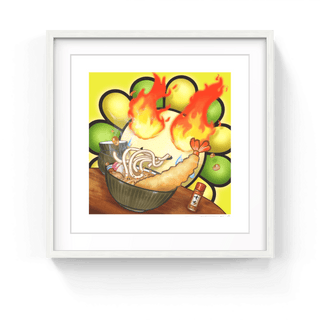 Murakami.Flower #5767 Food Fighter and Udon, 2024-Takashi Murakami-Pinto Gallery